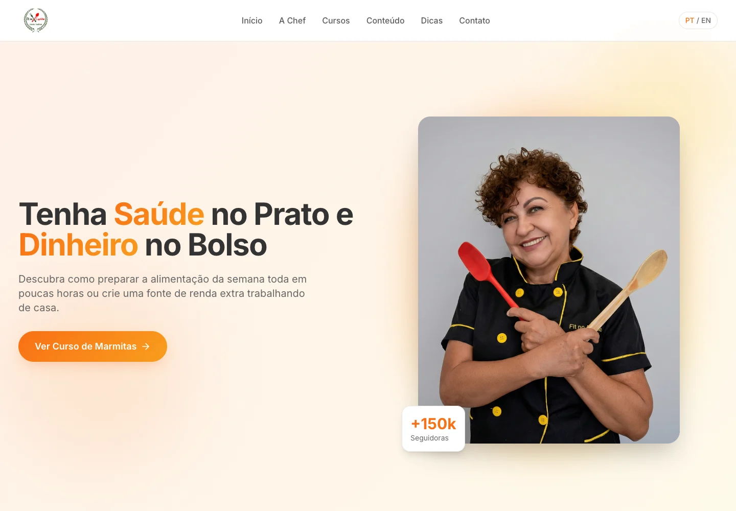 Página inicial do site Fit no Capricho.